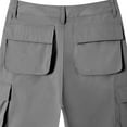 thumbnail image 5 of ClodeEU Cargo Pants for Women ,High Waisted Casual Work Pants ,Baggy Straight Leg Pants with Pockets Gray,Womens Plus S, 5 of 9