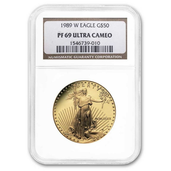 1989-W 1 oz Proof American Gold Eagle PF-69 NGC