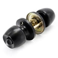 thumbnail image 4 of Villar Home Designs Door Knob Versa Black Privacy 4 Pack, 4 of 8