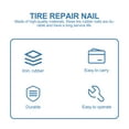 thumbnail image 3 of REACHISE 40pcs Practical Tire Repair Rubber Nails Tire Repair Nails Tire Repairing Nails, 3 of 8