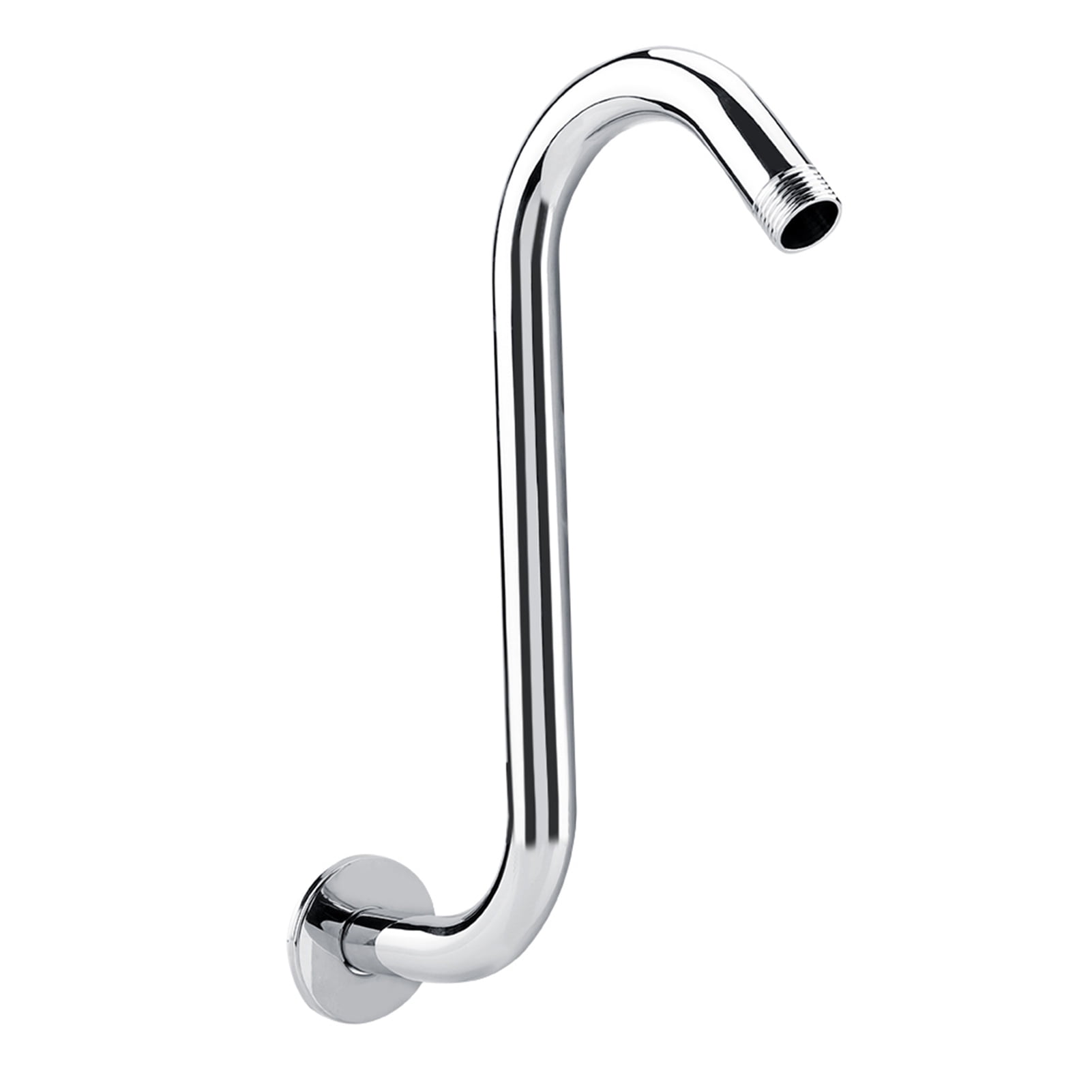 8inch High Rise Goose Neck Shower Head Arm, 201 Stainless Steel High