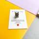 thumbnail image 1 of Bonita Tarjeta de Bolsillo de Resina con Forma de Perrito Pequeño, Tarjeta de Regalo Decorativa., 1 of 6