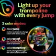 Bounce LED Trampoline Lights, Color Changing Motion Sensing Changes