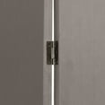 thumbnail image 6 of 6 ft. Modern Arch Velvet Room Divider Charcoal 3 Panel, 6 of 7