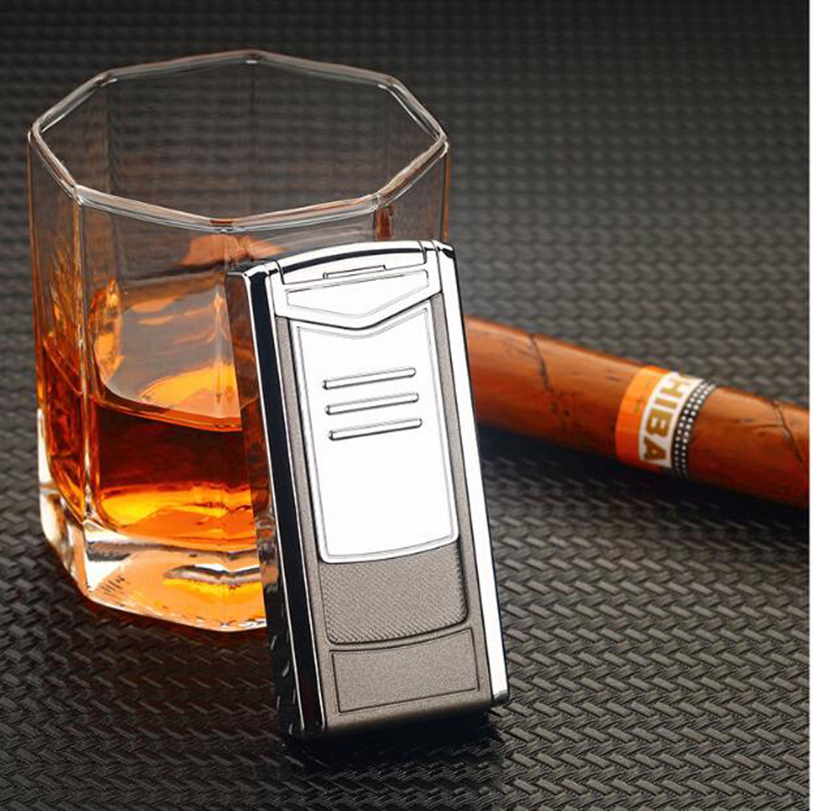 Ycolew Torch Lighter Triple Jet Flame Refillable Butane Cigar Lighter