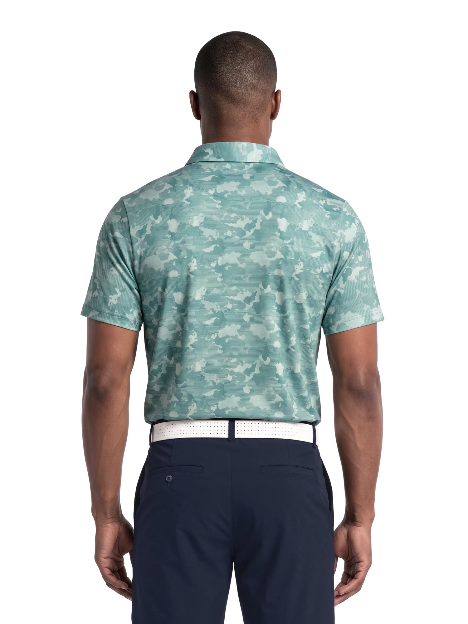 Ben Hogan Performance Men's & Big Men's Camouflage Print Short Sleeve Polo Shirt, Sizes S-4XLT