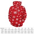 thumbnail image 2 of Christmas Snowflake Deer Men's Women New Sweatshirt Hoodie Men's Plus Size Sweatshirt Hooded Sweatshirt 3d Printed Street Men's Cloth, 2 of 6