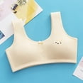 thumbnail image 6 of Girls Wireless Bras Comfortable Cotton Little Girls Training Bras 3 Pack, 6 of 7