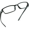 LifeArt Blue Light Blocking Glasses, Anti Eyestrain, Computer Reading Glasses, Gaming Glasses, TV Glasses for Women Men, Anti Glare (Black, +2.75 Magnification)