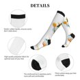 thumbnail image 6 of Bixox Gnomes Honey Bee Print Compression Socks,Compression Socks Women & Men Circulation for Medical,Running,Athletic, 6 of 7