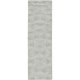 thumbnail image 2 of 5' x 7' Ivory Geometric Pattern Wool Indoor Area Rug, 2 of 5