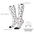 thumbnail image 6 of Fotbe Cartoon Animals print Women's Men's Novelty Crew Socks Cotton Socks Knee High Socks for Walking,Running,Nurses,Pregnancy, 6 of 8