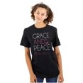 thumbnail image 3 of Christian Faith Grace and Peace Plus Size Crewneck Graphic Tee Shirt Brisco Brands 4X, 3 of 6