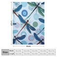 thumbnail image 4 of Shiartex Dragonflies Circles Detailed Gifts Super Soft Flannel Blanket for Bed Sofa Decor All Seasons Throw Blanket 40x50in, 4 of 6