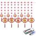 thumbnail image 1 of GROWTH TANK LED Icicle Light Ornament Decorative 8 Lighting Modes Twinkle Outdoor Indoor USB, 1 of 9
