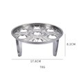 thumbnail image 3 of Utensilios de cocina resistentes al calor del soporte funcional multi del estante del vapor del acero inoxidable, 3 of 8