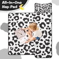 thumbnail image 4 of White and Black Of Leopard Print Toddler Nap Mats for Kids Preschool,Sleeping Mat Bag or Kids,Toddler Sleeping Bag,Toddler Nap Mat or Daycare, 4 of 6