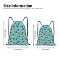 thumbnail image 2 of Sikiie Mallard Ducks Swimming In The Lake Print Drawstring Backpack Drawstring Bags, Draw String Back Bag for Sports, Gym, Travel, Swimming, Beach-Small, 2 of 6