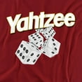 thumbnail image 2 of Yahtzee Tumbling Dice Women's T Shirt, Cardinal, Large, 2 of 6