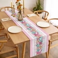 thumbnail image 3 of Summer Starfish Pink Table Runner - 70 Inch Long, Kitchen Dining Table Runner Dresser Scarves, Beach Coral Conch Coastal Farmhouse Decor for Coffee Tables Wedding Party Banquet, 3 of 8