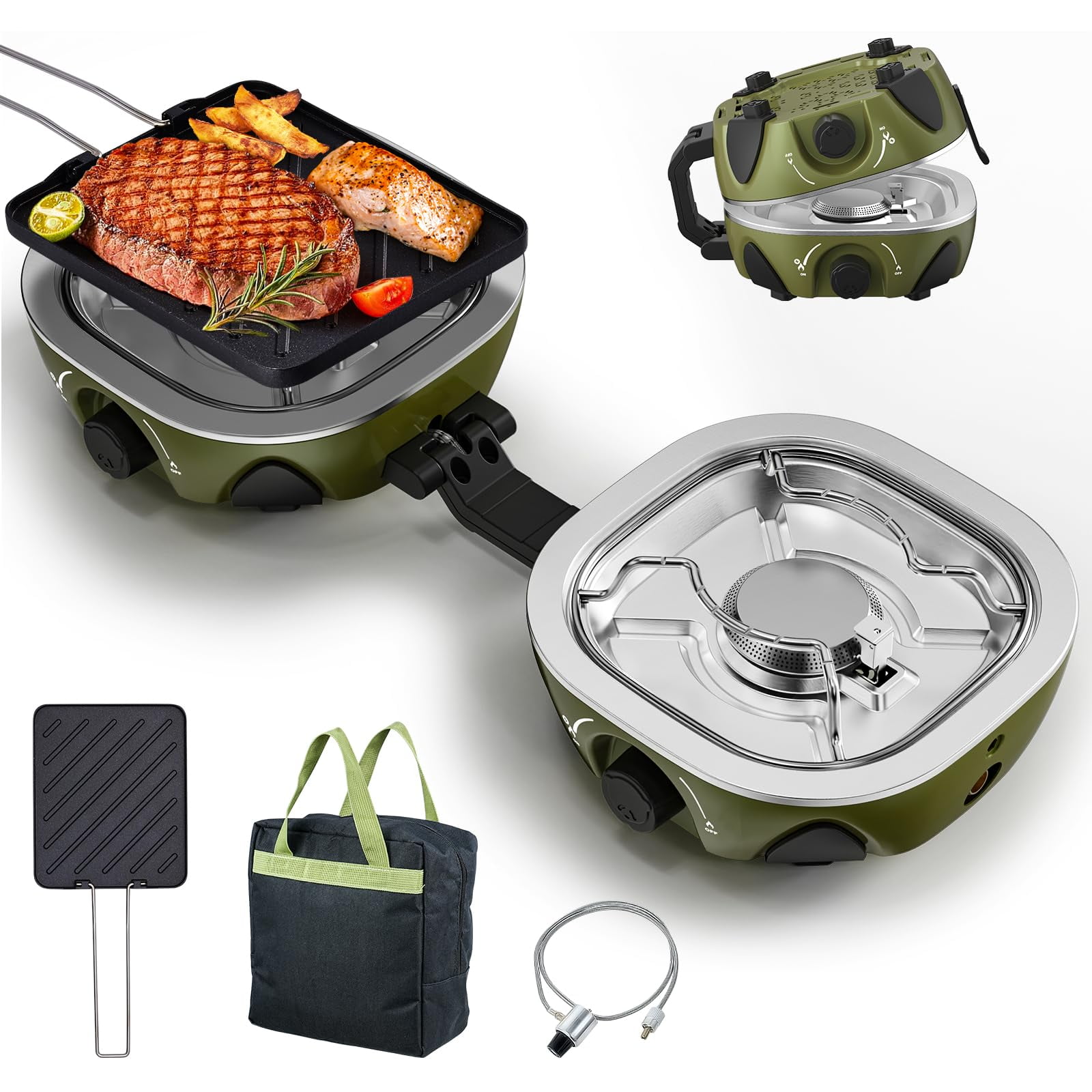 Coleman Cascade 222 2-Burner Camping Stove, Portable Cooktop