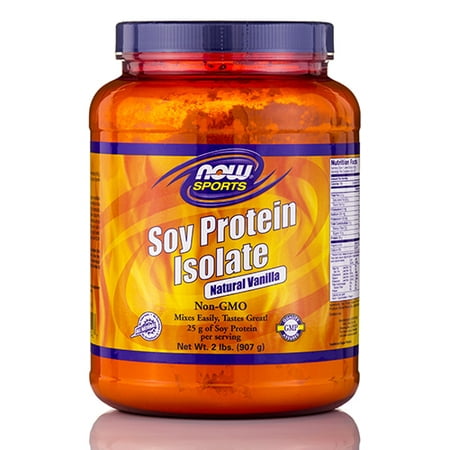 NOW Sport - Protéines de soja Isoler (vanille naturelle) - 2 lbs (907 grammes) par NOW