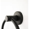 thumbnail image 3 of Seachrome Coronado Porte-Serviettes Mural Rond pour Salle de Bain, Acier Inoxydable, Noir Mat, 3 of 7