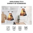 thumbnail image 4 of Disketp Sunset Dancing Dolphin A Hanging Kitchen Towel Tie Towels Tea Bar Dish Cloths Dry Towel for Laundry Room Decor (18*14in), 4 of 7