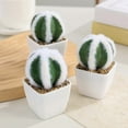 thumbnail image 7 of Mini Artificial Cactus Plants in Pots 1 Pc Potted Faux Succulents in Pots Fake Potted Plants Cactus Decor Small Artificial Plant for Home Decor Indoor Office Desk Tabletop Shelf, 1.97x3.54 Inch, B, 7 of 7