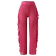 thumbnail image 3 of Aayomet Women Sweatpants Women's Tri-blend French Terry Jogger with Pockets,Hot Pink M, 3 of 5