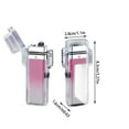 thumbnail image 2 of LACKUST Flameless Plasma Lighter,Waterproof Electric Lighters Dual Arc USB Rechargeable Lighters for Camping Hiking Gifts for Women,A, 2 of 5
