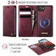 thumbnail image 4 of CaseMe Cartera for iPhone 16e Compatible con Magsafe, 2 en 1 de Piel Sintética [Bloqueo RFID] Tarjetero Abatible Soporte a Prueba de Golpes Cubierta Magnética Desmontable for iPhone 16e, 4 of 10