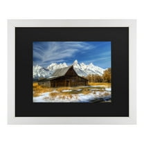 Trademark Fine Art 'Iconic Barn Grand Teton' Canvas Art by Pierre Leclerc