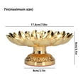 thumbnail image 4 of Elegant Gold Fruit Bowl & Tray - European Style Decorative Plate for Worship & Home, 4 of 9