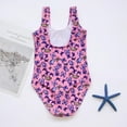 thumbnail image 7 of Yuanyu Kids Girls Swimsuits Bathing Suit Teen One Piece Printed Swimwear 3-12 Years, 7 of 7