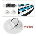 thumbnail image 3 of 20 Uds., Almohadil forma forma con en D para barco infble / para embarcación, kayak infdo, balsa de goma, cuerda para aparejo, DYNWAVEMX Anillos en D inflables para kayak, 3 of 8