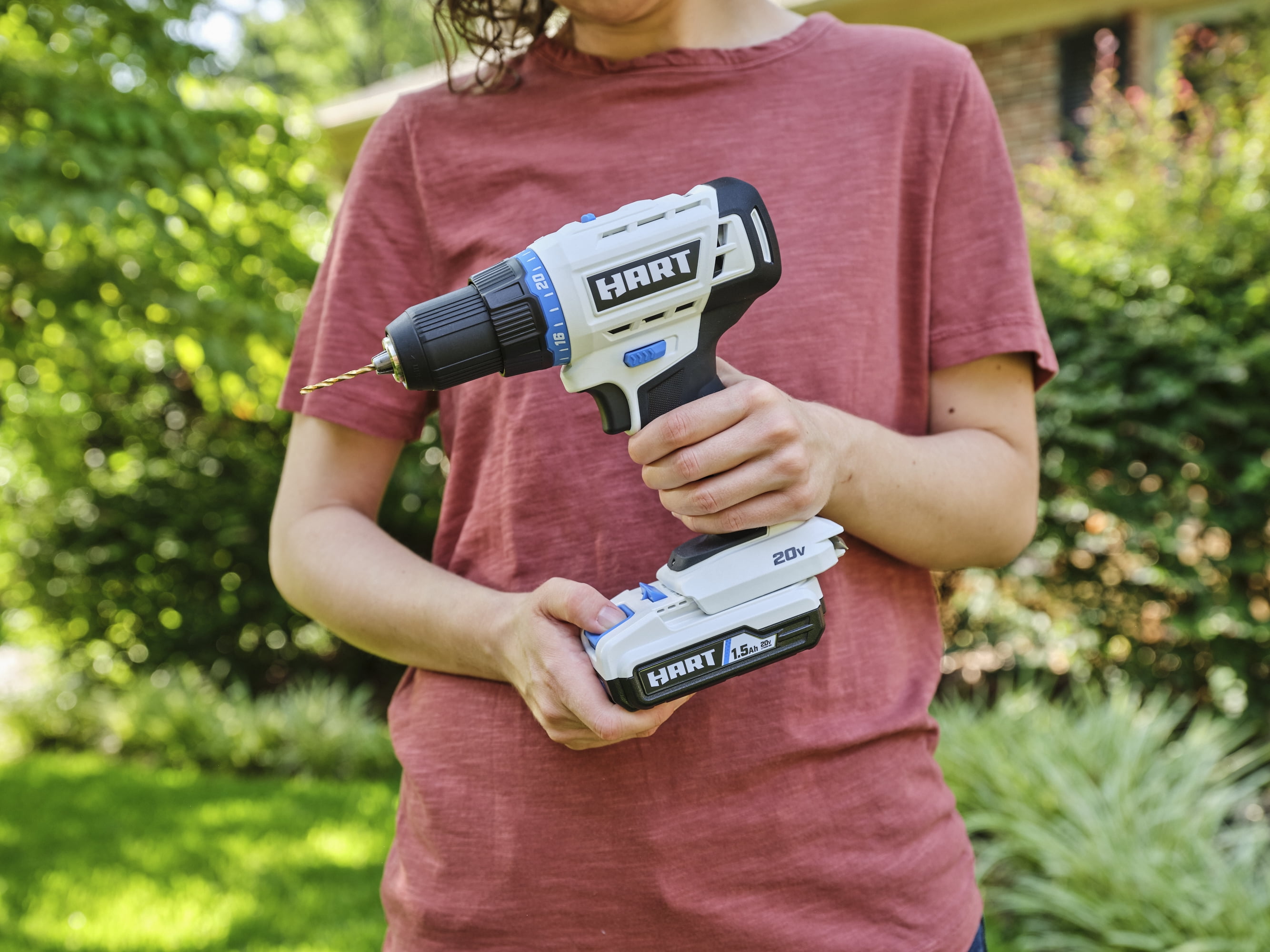 HART Cordless 20 Volt 1 2 inch Drill Driver Battery Not Included Gen 2 Walmart