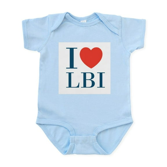 CafePress - I Love LBI Infant Bodysuit - Baby Light Bodysuit, Size Newborn - 24 Months