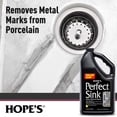 thumbnail image 4 of Hope's Perfect Sink Cleaner and Polish, Restorative, Water-Repellant, Removes Stains, Ideal for Brushed Stainless Steel, Cast Iron, Porcelain, Corian, Composite, Acrylic, Value Size, 4 of 8