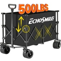 Black 10.67 cu. ft Metal Garden Cart