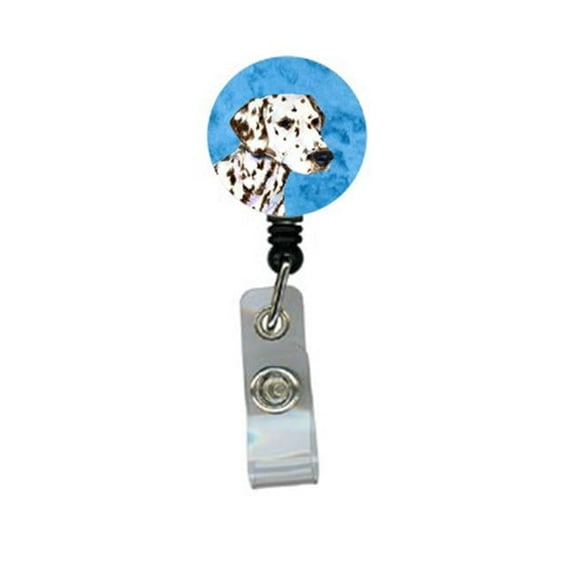 Carolines Treasures SS4745-BU-BR Dalmatian Retractable Badge Reel Or Id Holder With Clip