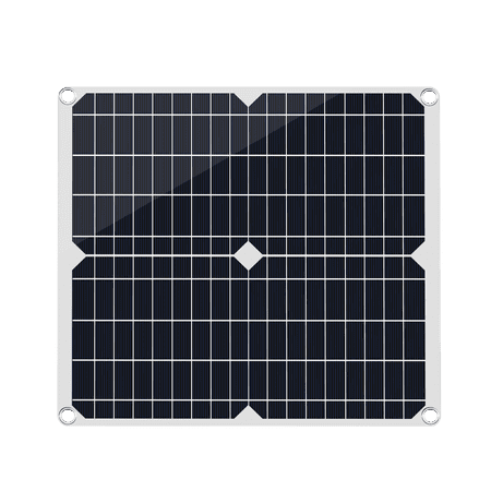 Hendoct 200W Solar Panel with 100A Controller, Black High-Efficiency Monocrystalline for Car/RV/Outdoor Activities/Mobile Phone Charging