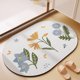thumbnail image 4 of Alfombrilla de diatomita para baño, absorbente, antideslizante, para puerta de baño, 4 of 6