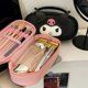 thumbnail image 3 of Sanrio-neceser de maquillaje para mujer, Kuromi Melody, bonitos artículos de tocador de PU, organizador de cosméticos, neceser con cremallera, neceser de viaje, bolsas de maquillaje para mujer, 3 of 5