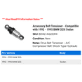 thumbnail image 2 of Accessory Belt Tensioner - Compatible with 1992 - 1995 BMW 325i Sedan 1993 1994, 2 of 2