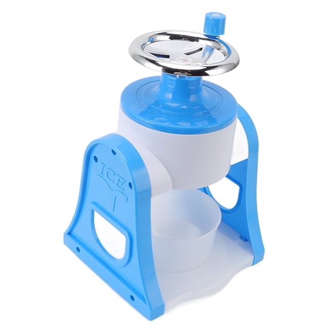 MGAXYFF Hand Crank Shaved Ice Machine, Manual, For Restaurants, Blue