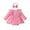 Pink285, variant on MEZZALL Baby Girl Boho Outfits Lace Ruffle Romper Dress Linen Jumpsuit Bodysuit Photoshoot Clothes Comfort Toddler Baby Wear 0-3M