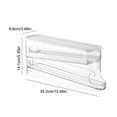 thumbnail image 2 of Yucurem 2 Tier Automatic Scrolling Egg Rack Non-slip Sliding Egg Holder for Home Kitchen Kitchen Supplies (A), 2 of 10