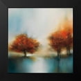 thumbnail image 2 of Prior, J.P. 15x15 Black Modern Framed Museum Art Print Titled - Morning Mist and Maple II, 2 of 5