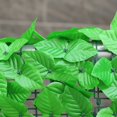 thumbnail image 5 of Valla de pared de plástico con plantas de simulación, pared exterior, decoración de hojas verdes, barandilla para balcón, refugio y embellecimiento de pared de plantas, 5 of 5